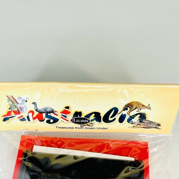 NEW Vintage Australian Aboriginal Picture Frame Kangaroo Dot Art 3.5" x 2.75" - Picture 10 of 12